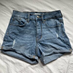 PacSun Blue Jean Shorts Distressed Vintage Style